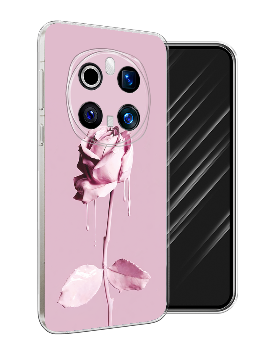 

Чехол Awog на Honor Magic 7 Pro "Роза в краске", Белый;розовый, 6125650-1