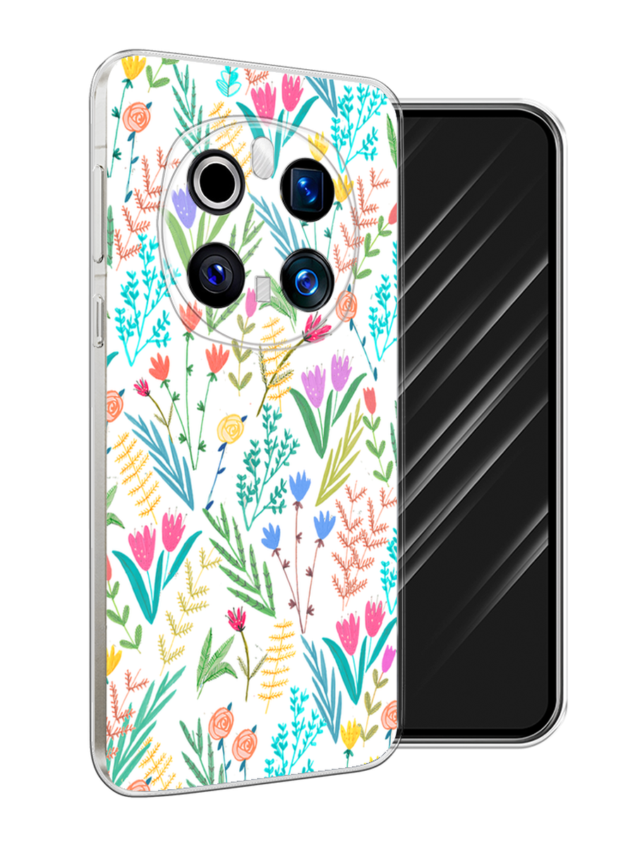 

Чехол Awog на Honor Magic 7 Pro "Полевые цветы рисунок", Белый;зеленый, 6125650-1