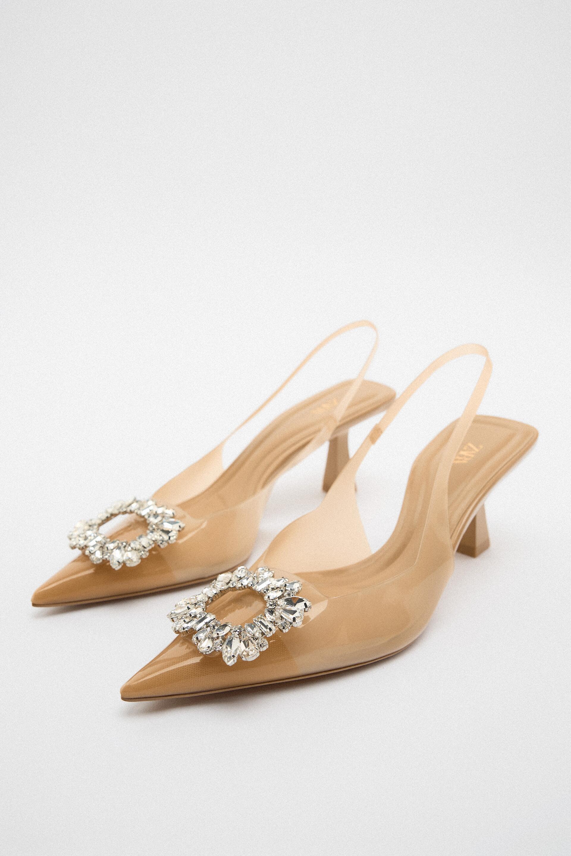 

Туфли женские ZARA 232559 бежевые 37 RU (доставка из-за рубежа), 232559