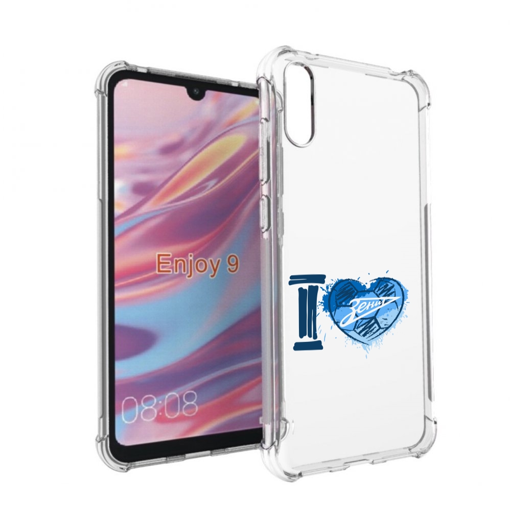 

Чехол бампер MyPads ФК я люблю зенит для Huawei Enjoy 9., Прозрачный, Tocco