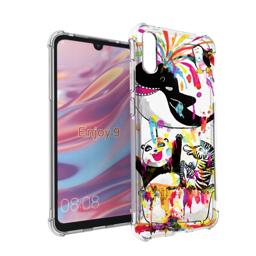 

Чехол бампер MyPads Хиппи кит для Huawei Enjoy 9., Прозрачный, Tocco