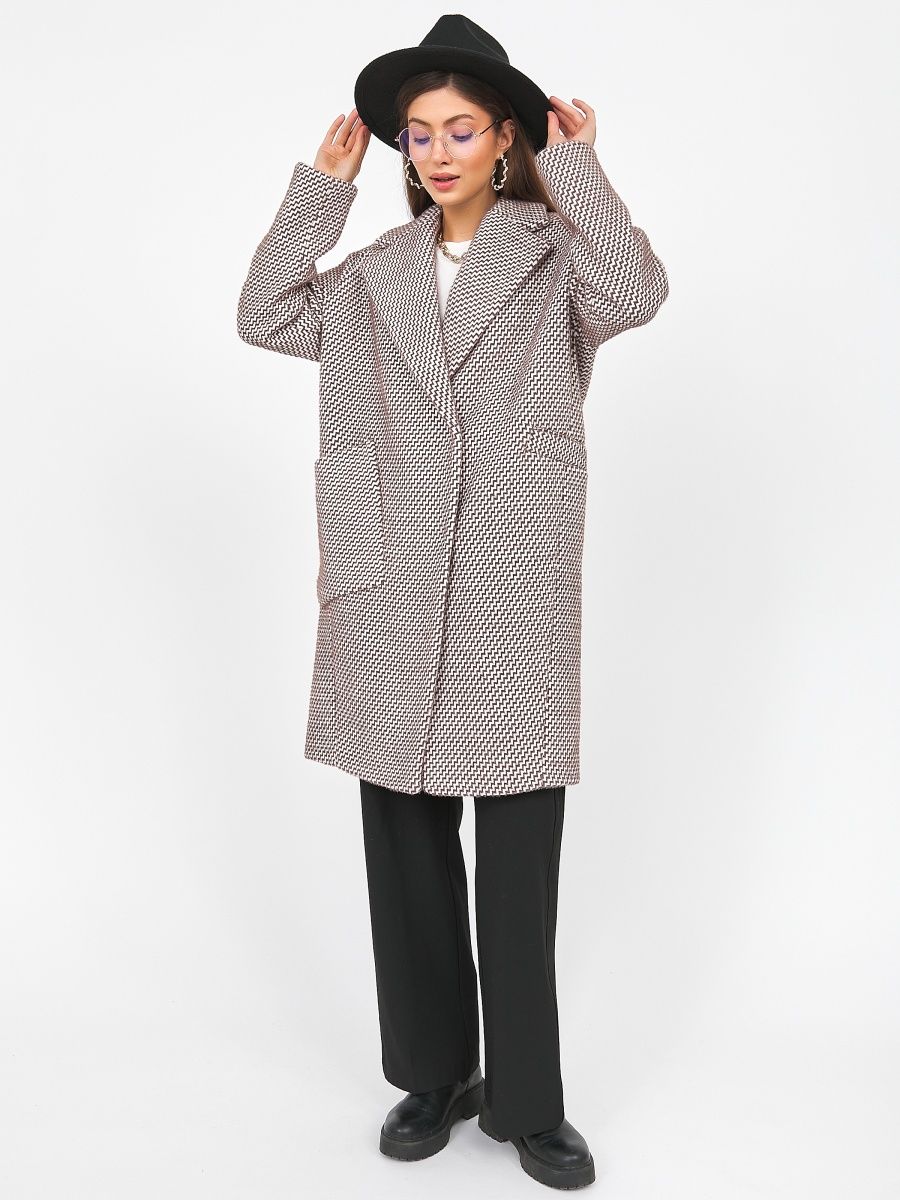 

Пальто женское Louren Wilton 024-LW коричневое 44 RU, 024-LW