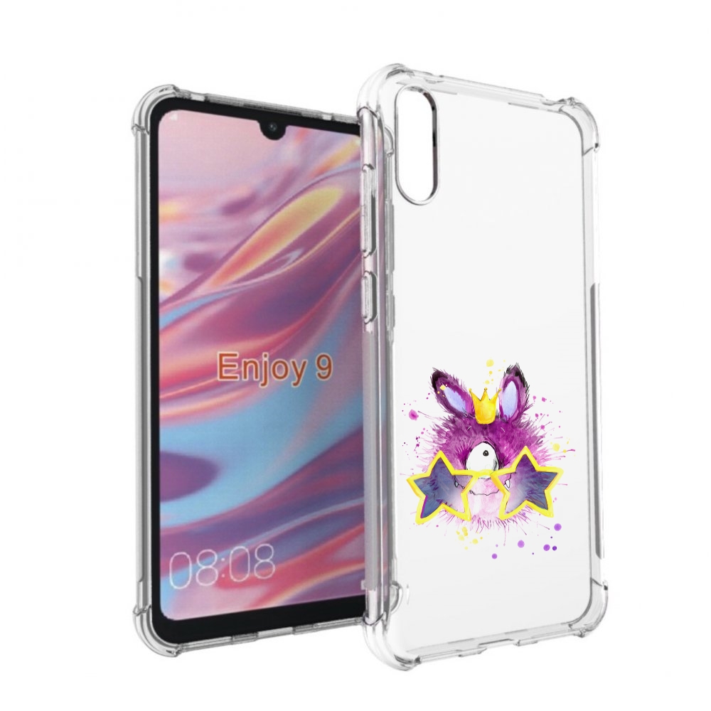 

Чехол бампер MyPads Шуршуля для Huawei Enjoy 9., Прозрачный, Tocco