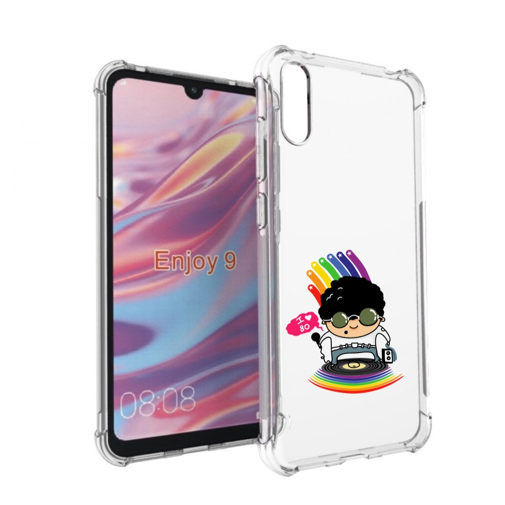 

Чехол бампер MyPads Я люблю 80-е для Huawei Enjoy 9., Прозрачный, Tocco