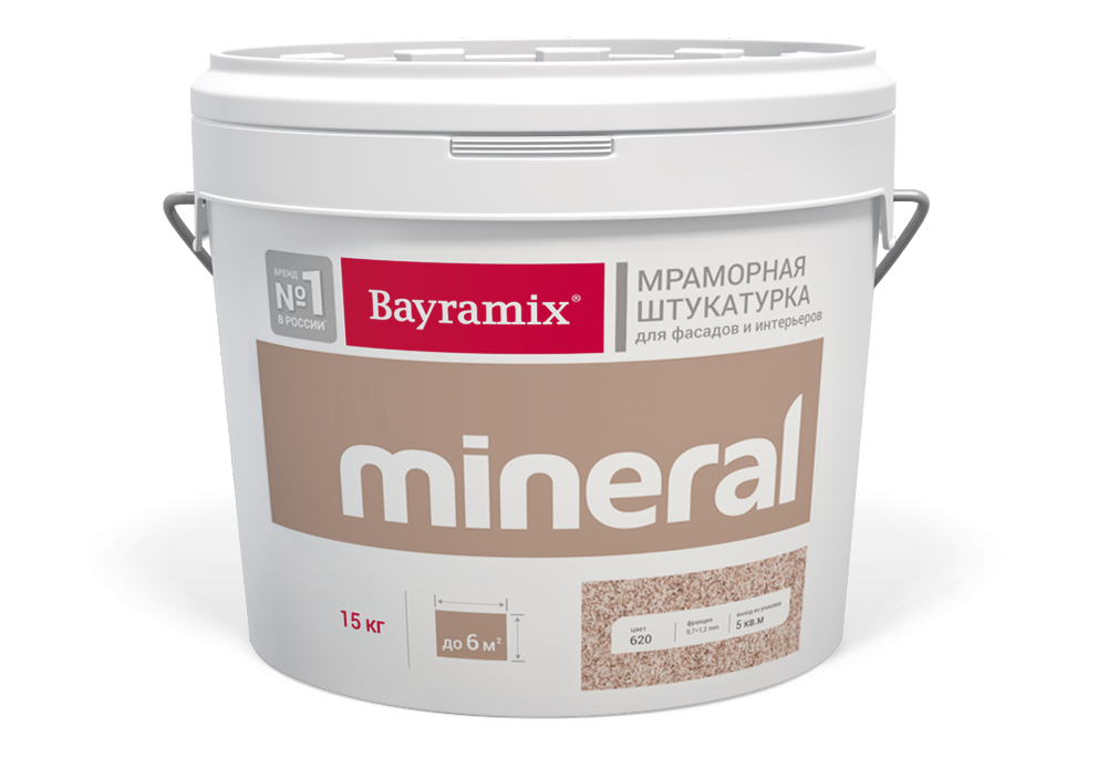 фото Мраморная штукатурка (мраморная крошка) bayramix mineral 453, 15 кг