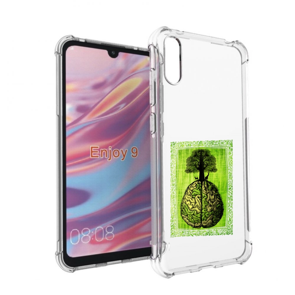

Чехол бампер MyPads абстракция здоровый мозг для Huawei Enjoy 9., Прозрачный, Tocco