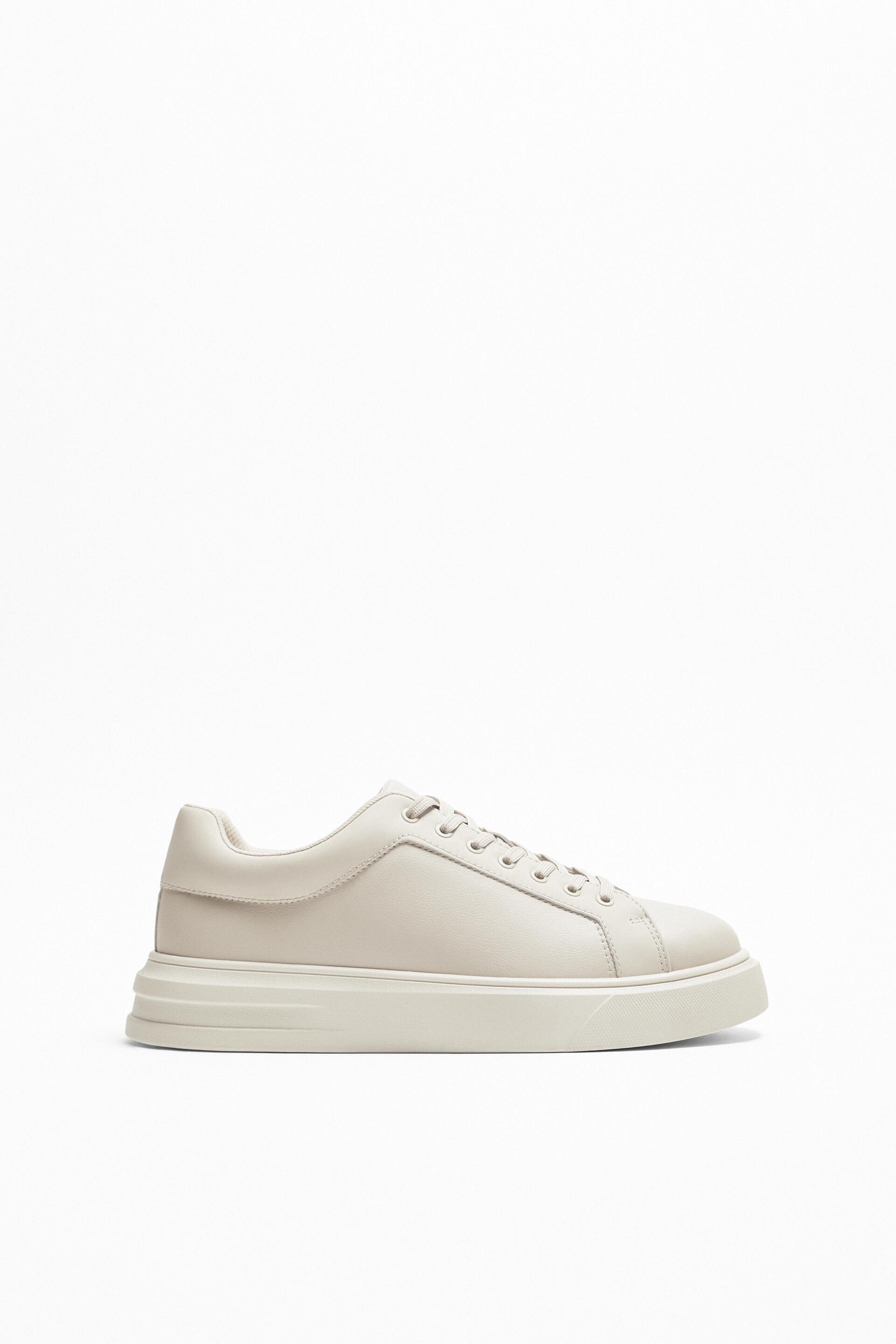 

Кеды мужские ZARA 12229020 бежевые 46 RU (доставка из-за рубежа), 12229020
