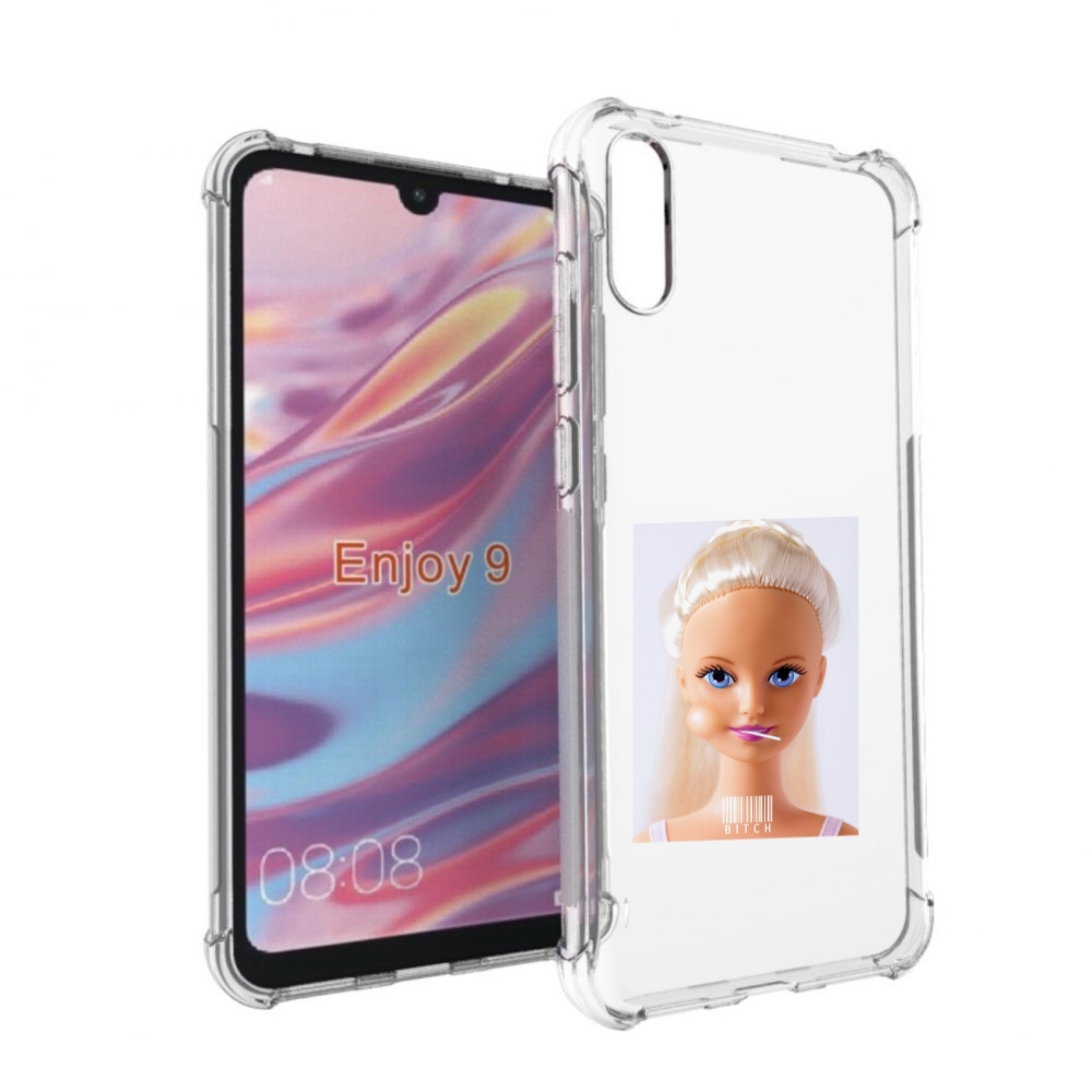 

Чехол бампер MyPads барби для Huawei Enjoy 9., Прозрачный, Tocco
