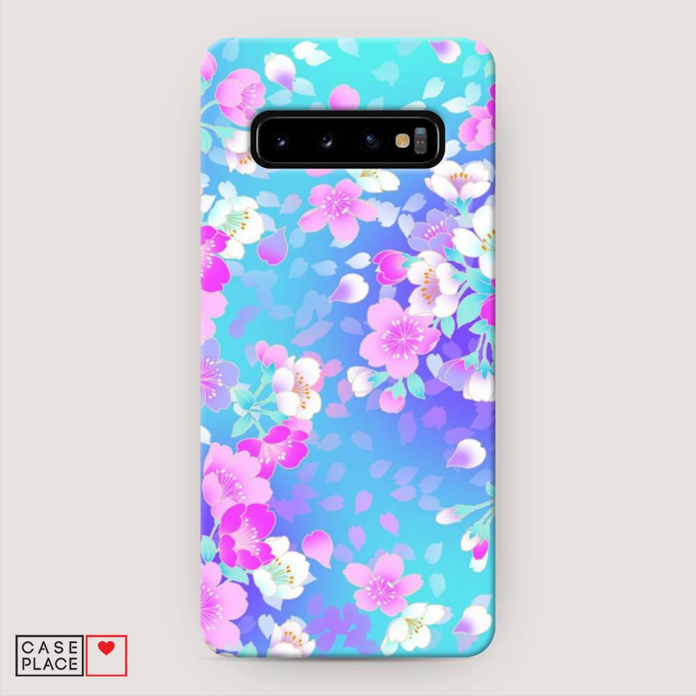 

Пластиковый чехол "Яблоневые цветы" на Samsung Galaxy S10 +, 27120-6