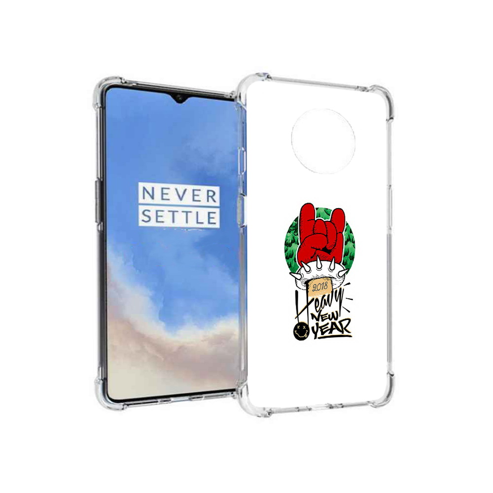 

Чехол MyPads Tocco для OnePlus 7T Гангстер новый год (PT227044.138.53), Прозрачный, Tocco