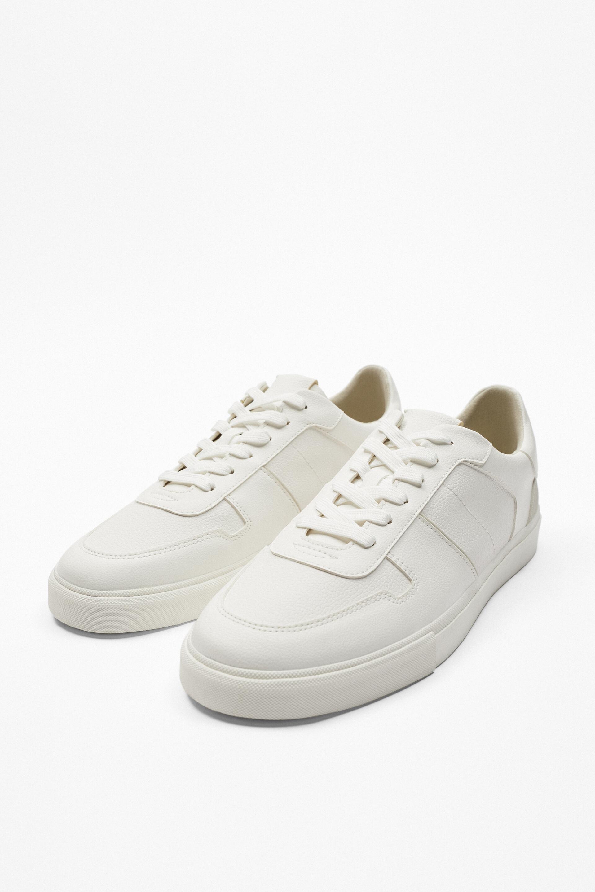 

Кроссовки мужские ZARA 177673 белые 45 RU (доставка из-за рубежа), 177673
