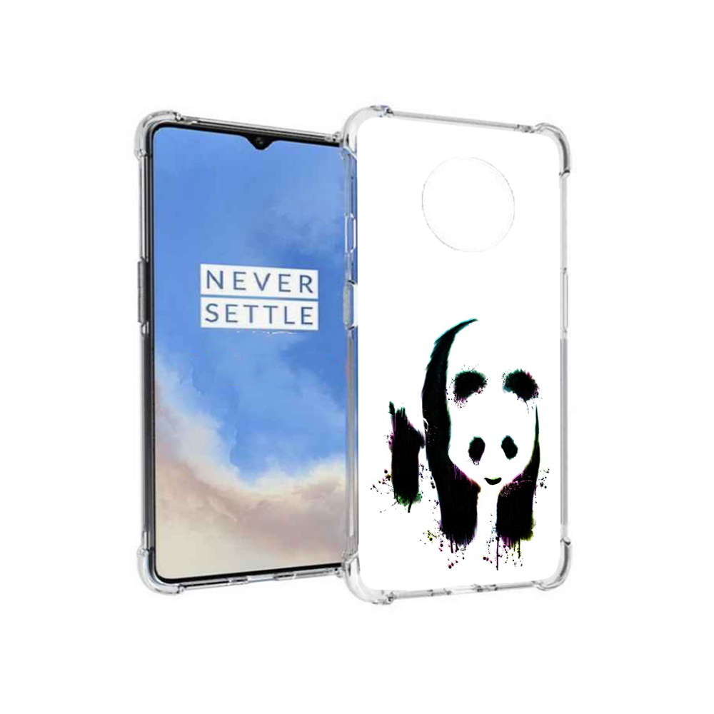 

Чехол MyPads Tocco для OnePlus 7T панда в акварели (PT227044.138.532), Прозрачный, Tocco