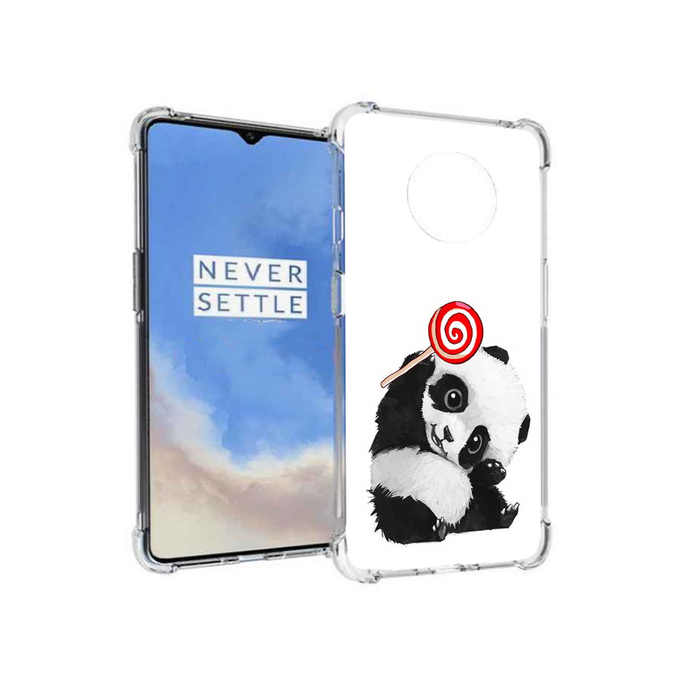 

Чехол MyPads Tocco для OnePlus 7T панда с леденцом (PT227044.138.534), Прозрачный, Tocco