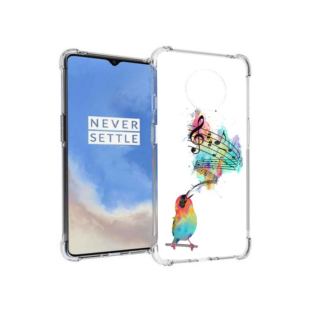 

Чехол MyPads Tocco для OnePlus 7T певчая птичка (PT227044.138.536), Прозрачный, Tocco