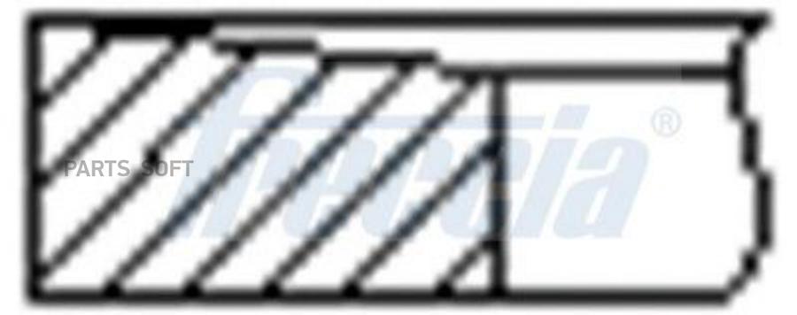 Комплект Поршневых Колец На 1 Цилиндр Renault Std D84 Freccia арт. fr10-385700