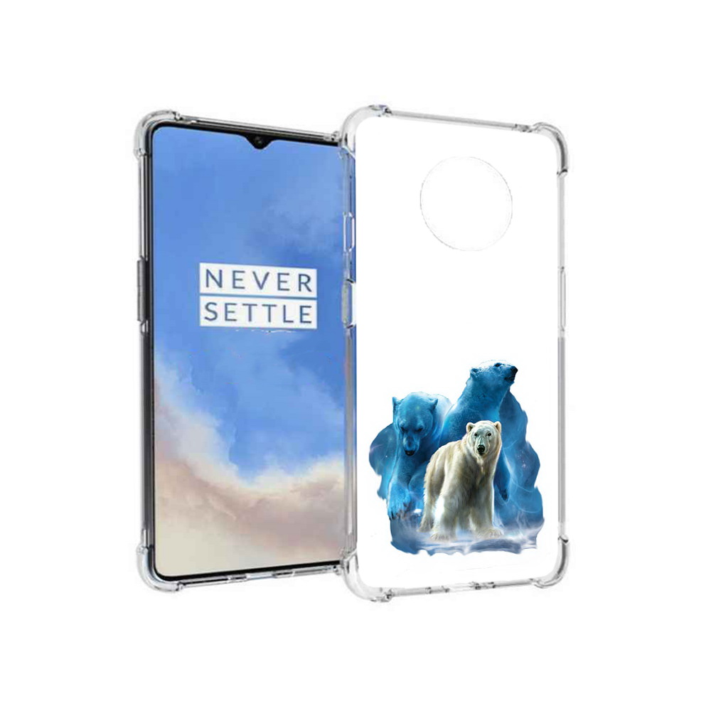

Чехол MyPads Tocco для OnePlus 7T полярный медведь (PT227044.138.549), Прозрачный, Tocco