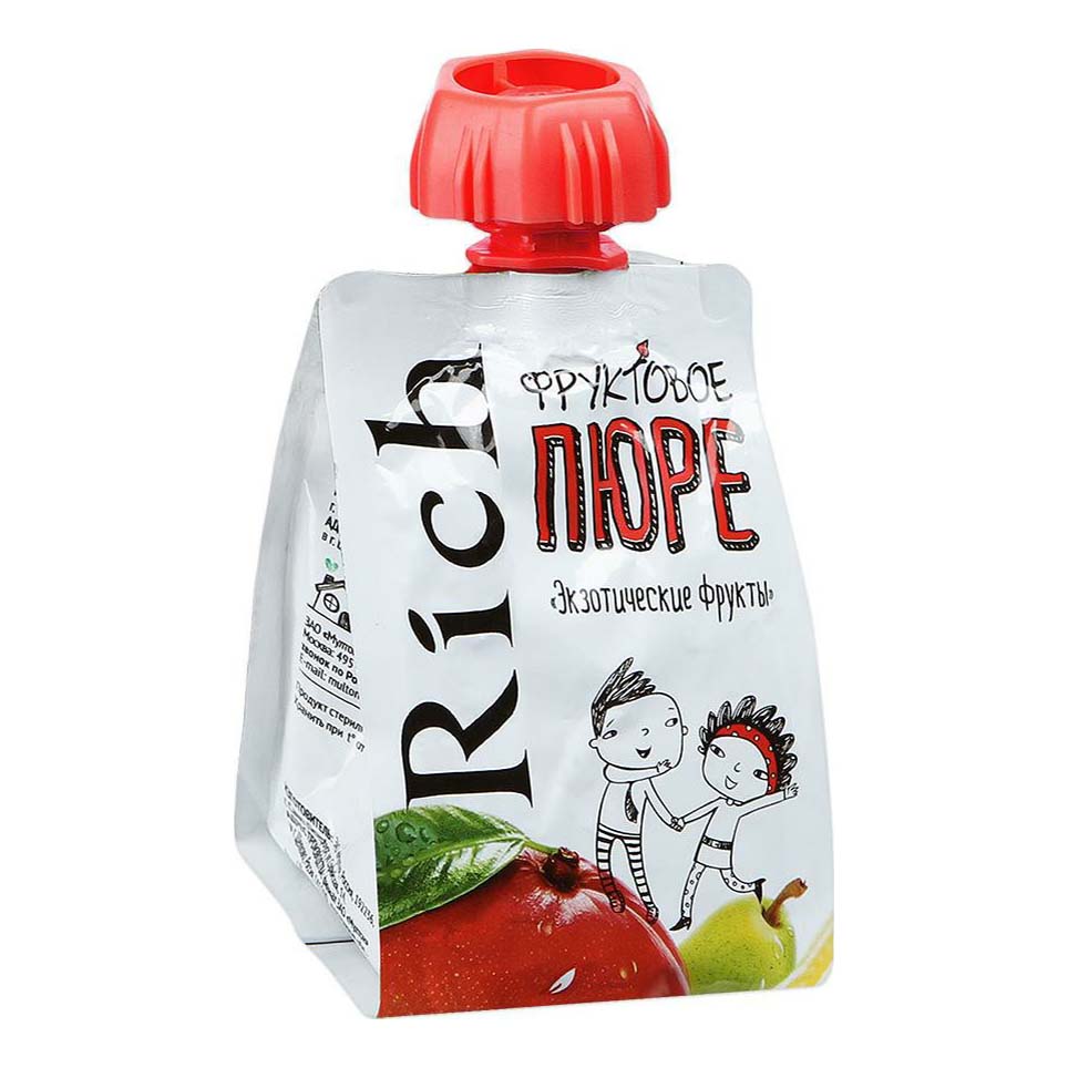 

Пюре Rich фруктовое экзотические фрукты 100 гр4