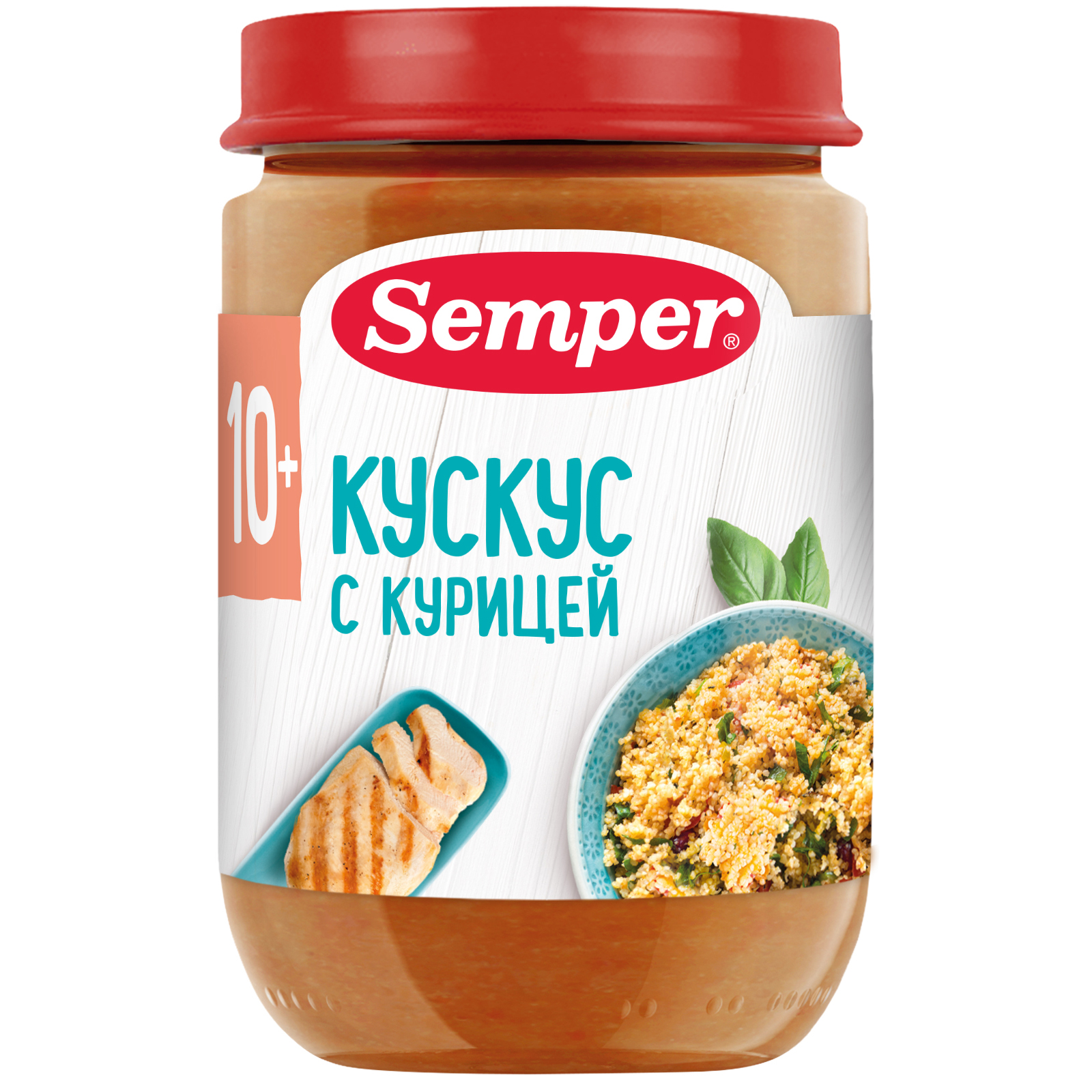 

Пюре Semper кускус с курицей, 190 г, кускус с курицей