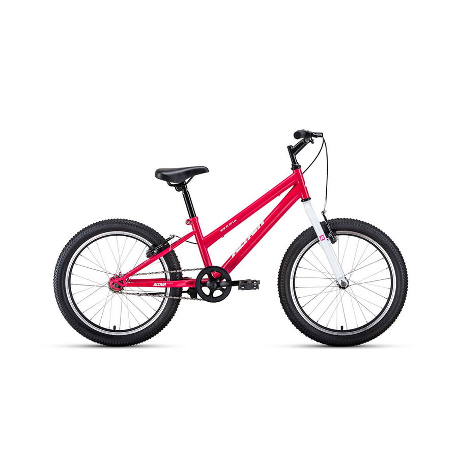 фото Велосипед 20 altair mtb ht 20 low 1 ск 20-21 г 10,5 розовый-белый 039018-003