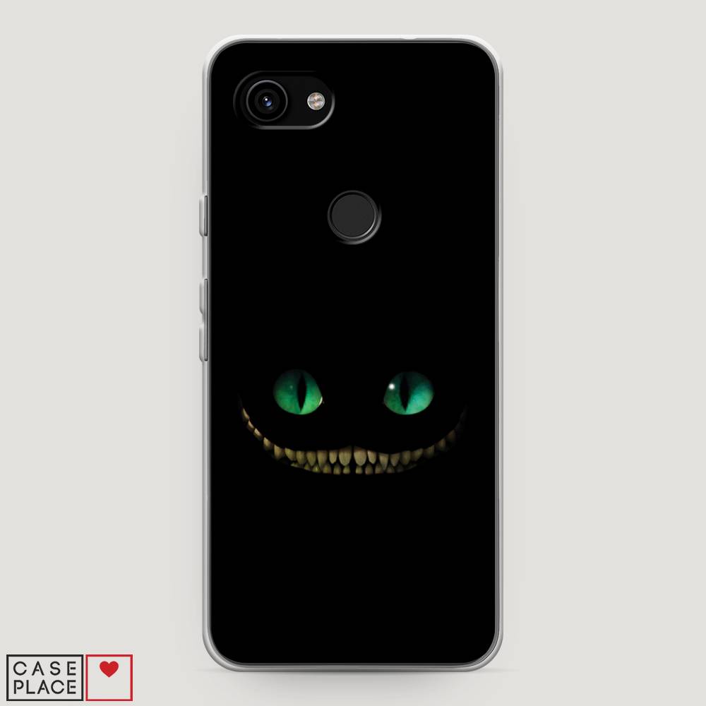 фото Чехол awog "зеленоглазый чеширский кот" для google pixel 3a
