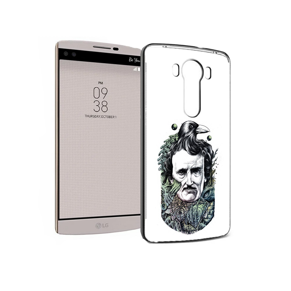 

Чехол MyPads Tocco для LG V10 Эдгар Аллан с вороном (PT25325.78.203), Прозрачный, Tocco