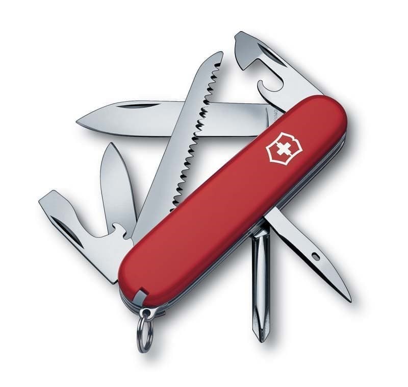 

Нож перочинный VICTORINOX Hiker, 91 мм, 13 функций, красный