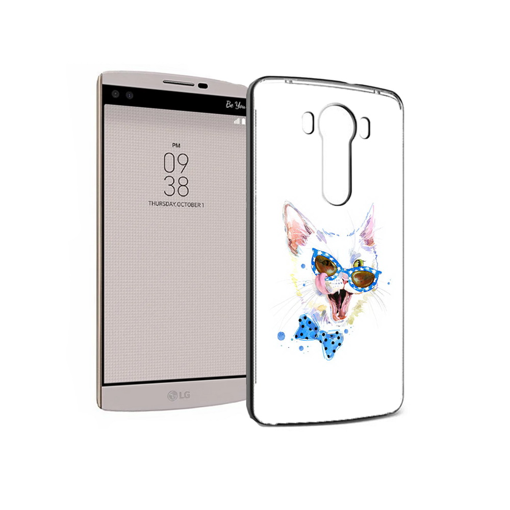 

Чехол MyPads Tocco для LG V10 белый кот (PT25325.78.229), Прозрачный, Tocco