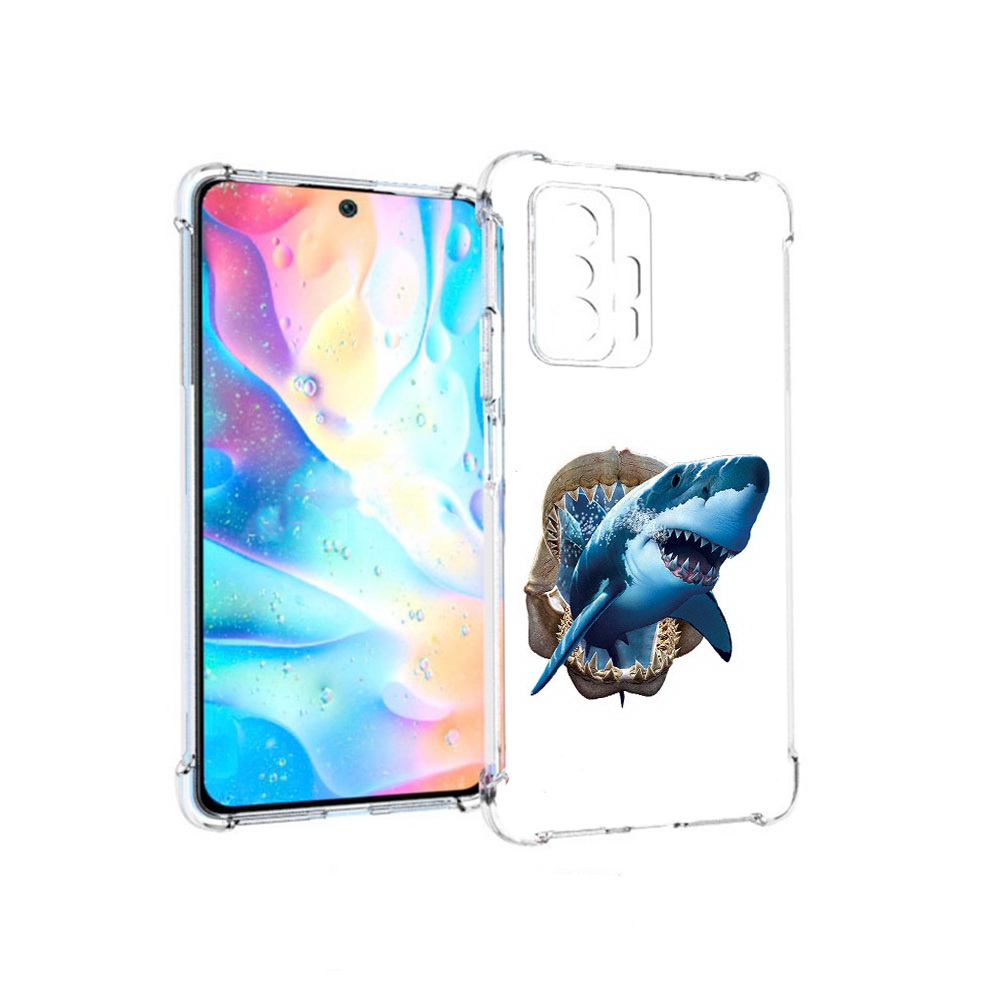 

Чехол MyPads Tocco для Xiaomi 11T Pro челюсти (PT163474.285.675), Прозрачный, Tocco