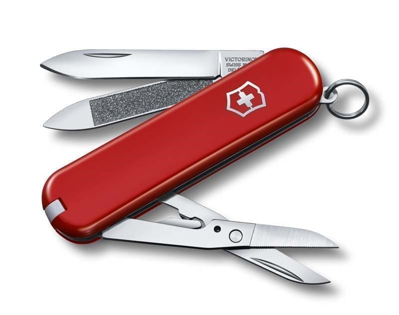 

Нож-брелок VICTORINOX Executive 81, 65 мм, 7 функций, красный, Executive 81