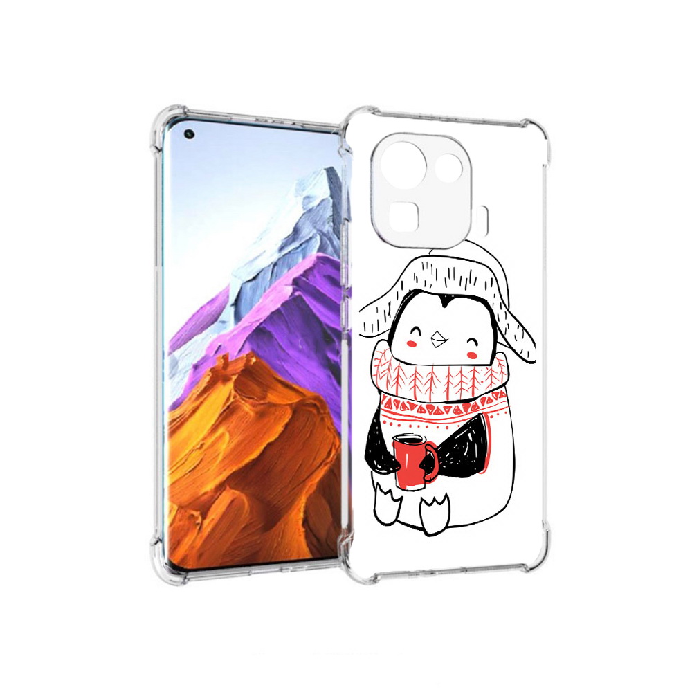 

Чехол MyPads Tocco для Xiaomi 11 Pro Милый пингвин (PT144585.286.115), Прозрачный, Tocco