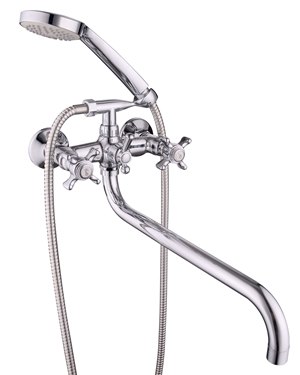 

Смеситель для ванной LUCKY TAP BBD-2006-35S-61, 1/2", утолщ. излив, BBD-2006-35S-61