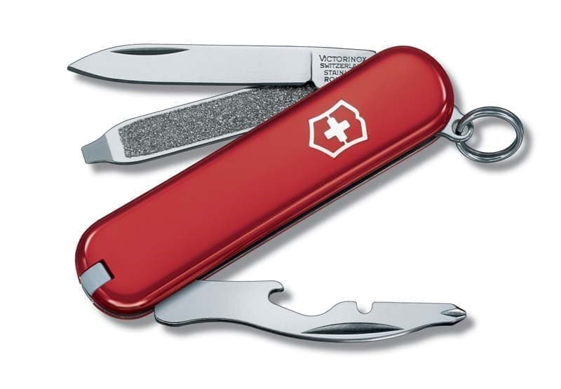 

Нож-брелок VICTORINOX Rally, 58 мм, 9 функций, красный, Rally