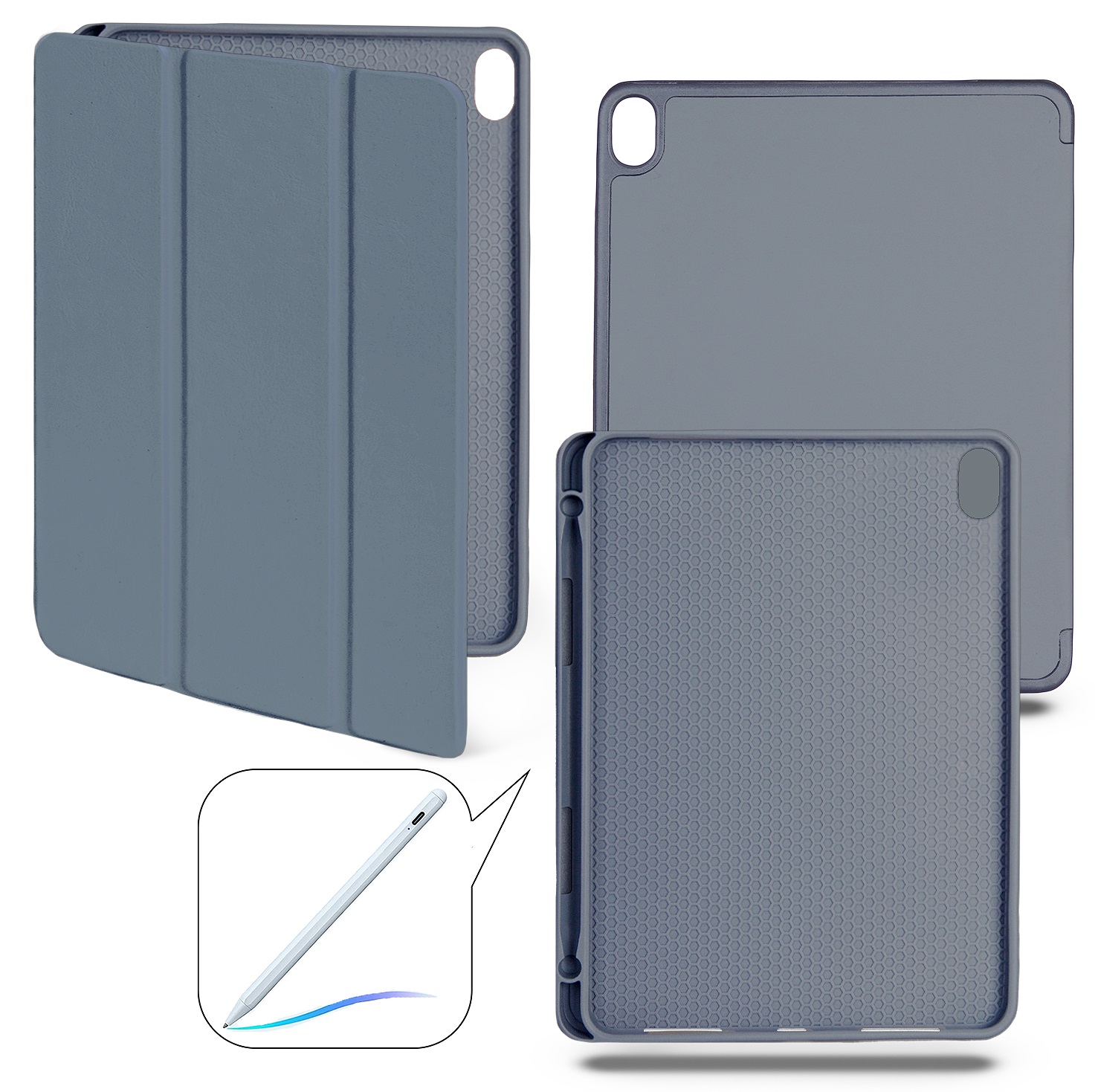 

Чехол-книжка для iPad 10 (2022) 10.9 Smart case (Pencil) Lavender Grey №5