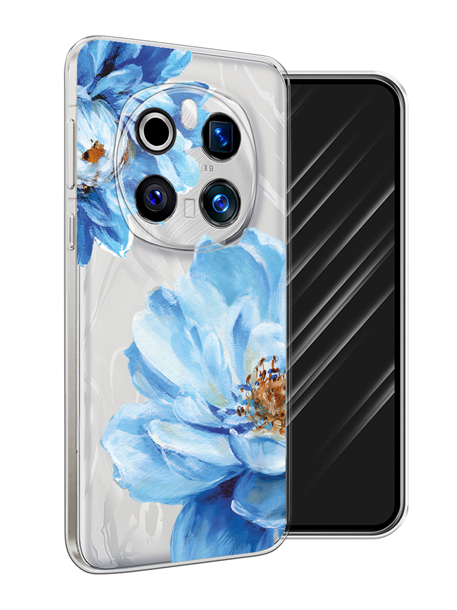 

Чехол Awog на Honor Magic 7 Pro "Голубые клематисы", Голубой, 6125650-1