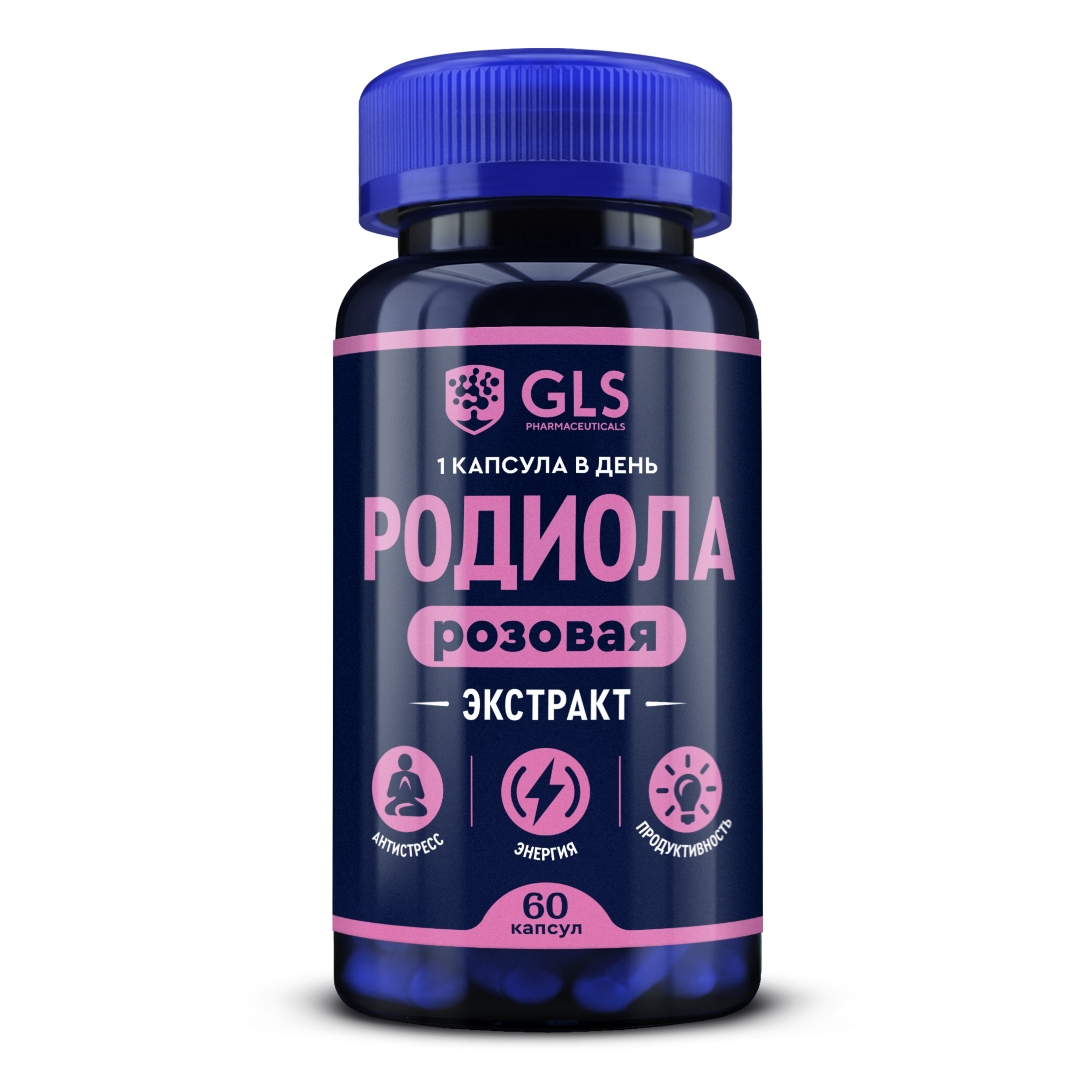 Родиола розовая GLS pharmaceuticals, 60 капсул  - купить