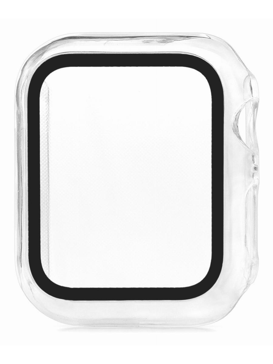 Защитное стекло для Apple Watch 40mm Skinarma Shield Clear с бампером
