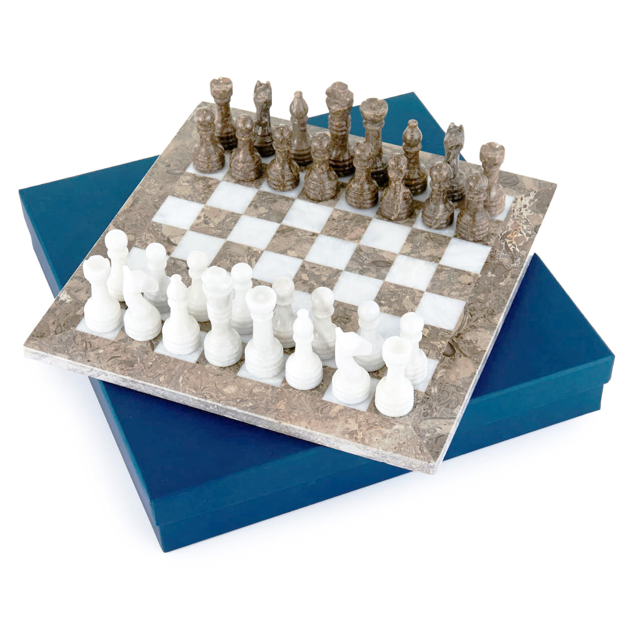 Шахматы PakShah Карфаген серый мрамор ON-W034 шахматы pakshah карфаген мрамор и оникс on w002