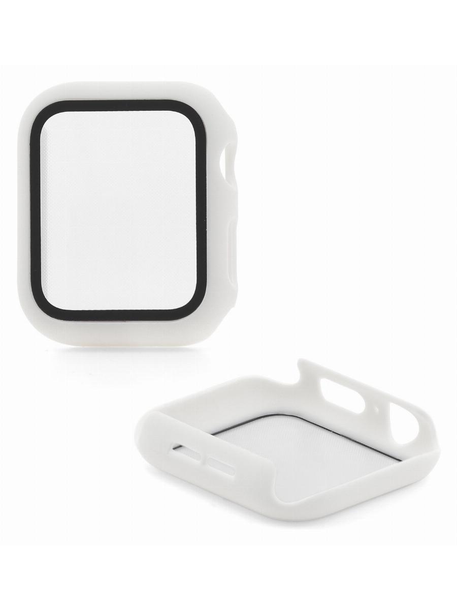 Защитное стекло для Apple Watch 40mm Skinarma Shield White с бампером