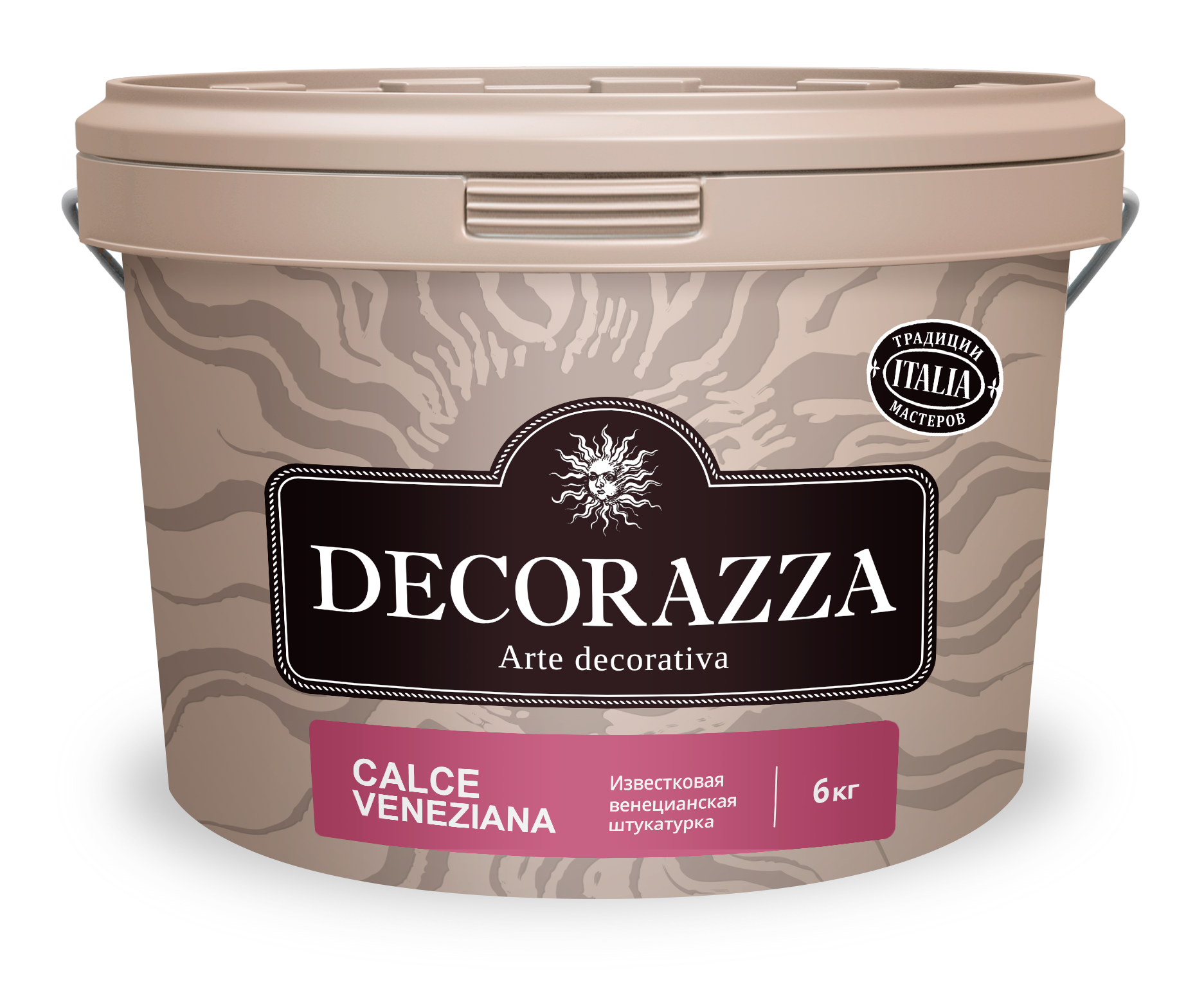 Декоративная штукатурка Decorazza Сalce Veneziana, 6 кг лак decorazza fleur deco base incolore 1 л