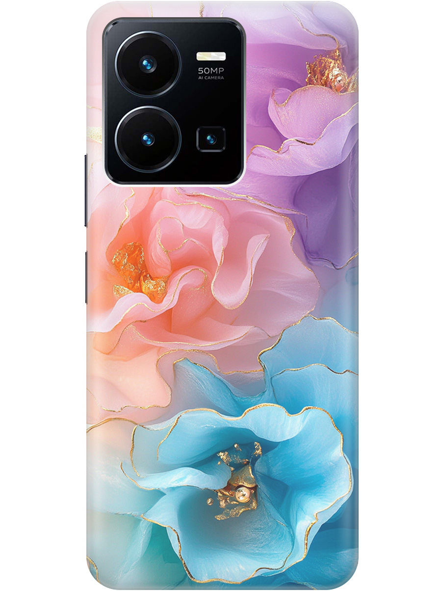 

Силиконовый чехол на Vivo Y35 с принтом "Изумительные цветы", Прозрачный;фиолетовый;голубой;оранжевый;розовый, 743695023