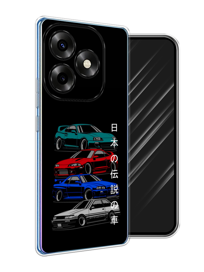 

Чехол Awog на Itel S23+ "JDM Legend cars", Зеленый;красный;синий, 3201550-1