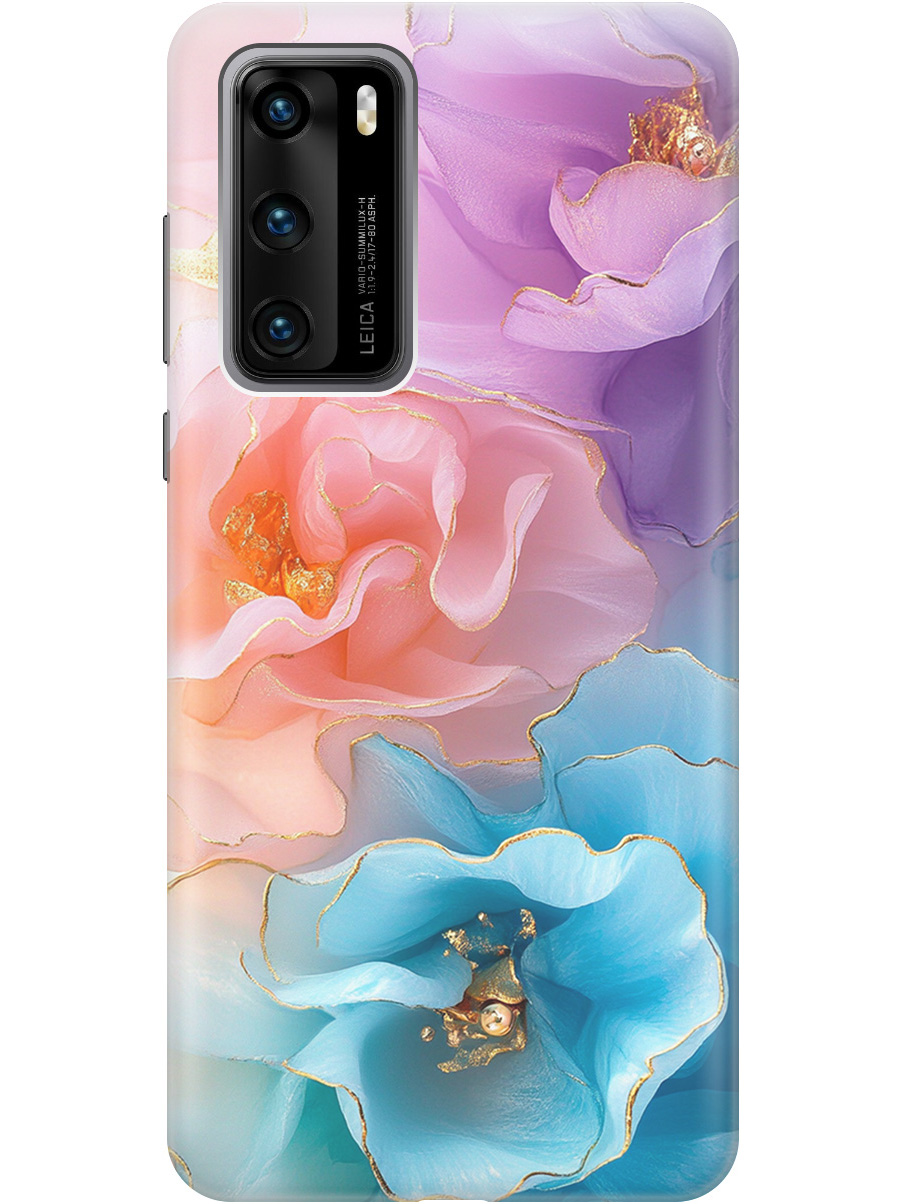 

Силиконовый чехол на Huawei P40 с принтом "Изумительные цветы", Прозрачный;фиолетовый;голубой;оранжевый;розовый, 722839323