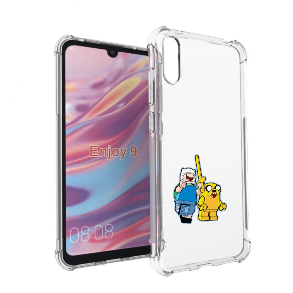 

Чехол бампер MyPads время приключений лего для Huawei Enjoy 9., Прозрачный, Tocco