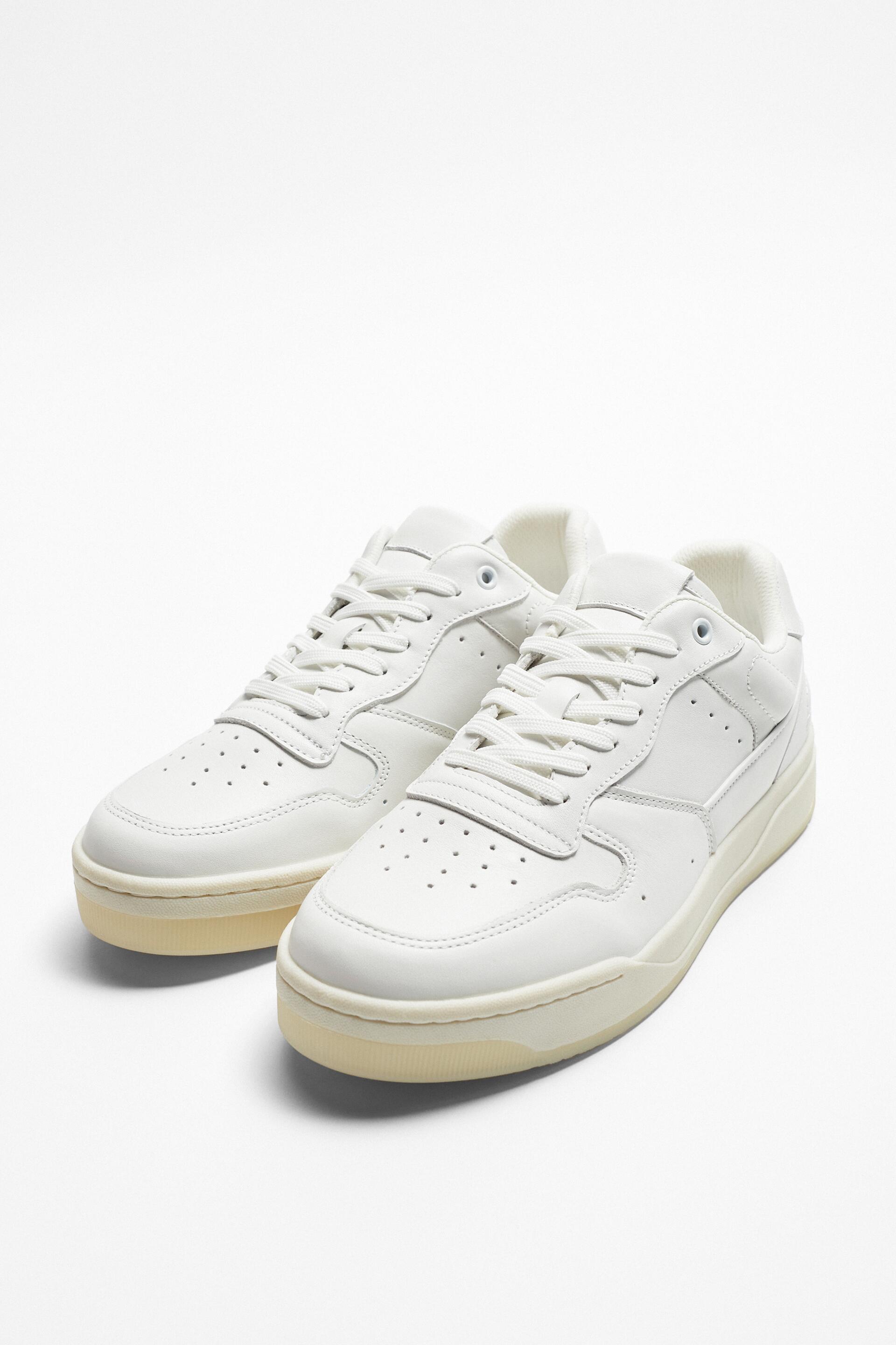 

Кеды мужские ZARA 12235020 белые 45 EU (доставка из-за рубежа), 12235020