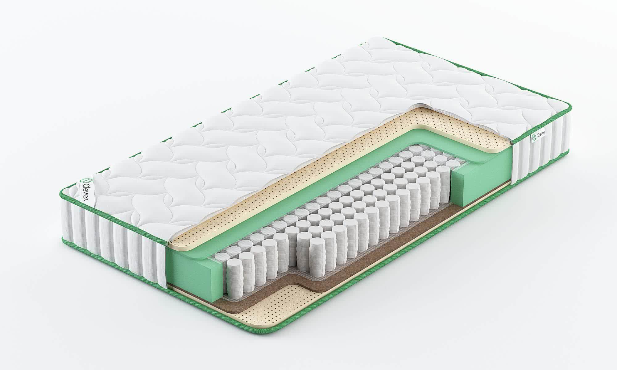 

Матрас Clever Expert 135x195, Белый, EXPERT