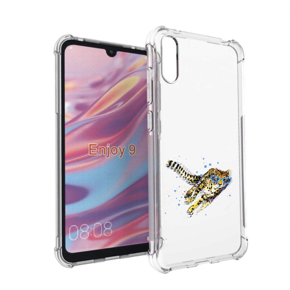 

Чехол бампер MyPads гепард в очках для Huawei Enjoy 9., Прозрачный, Tocco