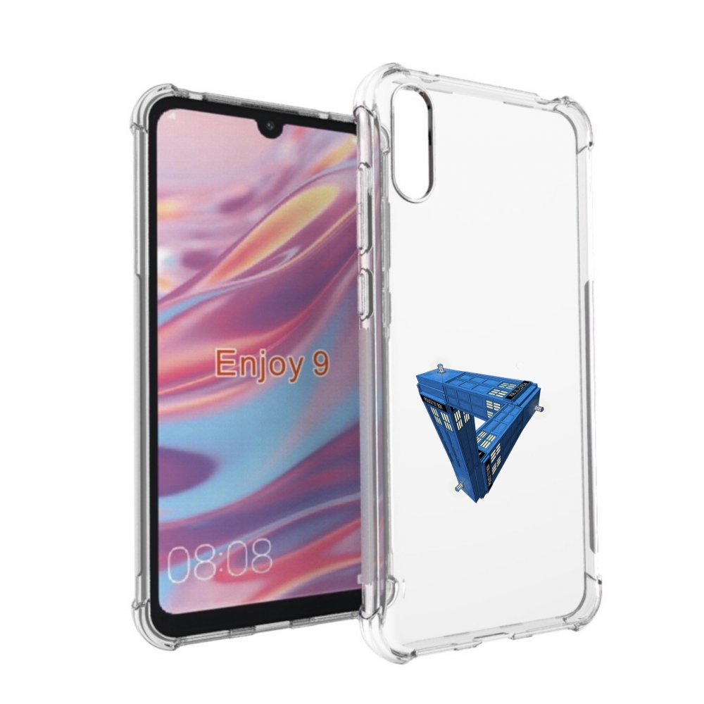 

Чехол бампер MyPads головолока абстракция для Huawei Enjoy 9., Прозрачный, Tocco