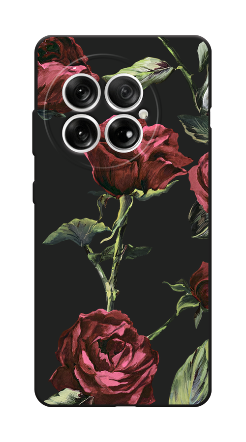 

Чехол Awog на OnePlus 13 "Бордовые розы фон", Бордовый, 155352-1