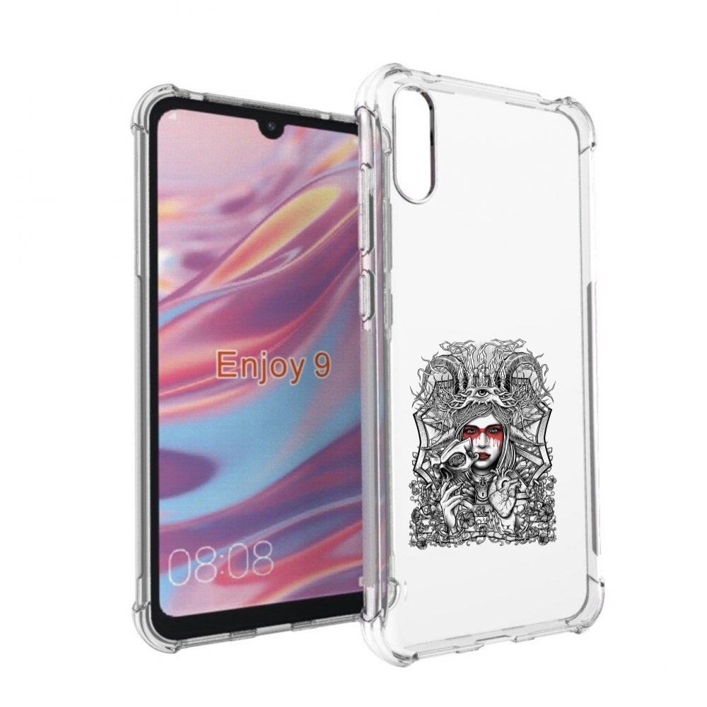 

Чехол бампер MyPads грусная девушка для Huawei Enjoy 9., Прозрачный, Tocco