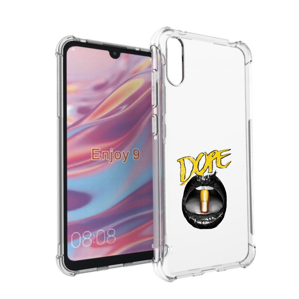

Чехол бампер MyPads губы для Huawei Enjoy 9., Прозрачный, Tocco